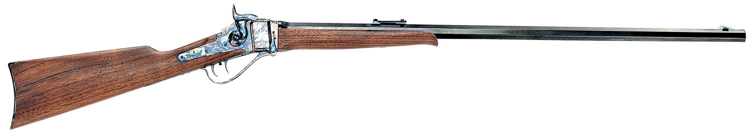Chiappa Firearms 920025 1874 45-70 Gov 1rd, 32″ Blued Octagon Barrel, Color Case Hardened Steel Oiled Checkered Walnut, Fixed Checkered w/ Patch Box Stock, Right Hand