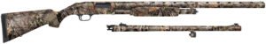 Mossberg 52282 500 Combo 12 Gauge 3" 5+1 Overall Mossy Oak Break-Up Country 28" Vent Rib/24" Slugster Barrels, Steel Receiver, Dual Extractors, Fixed Synthetic Stock, Includes Accu-Set Choke