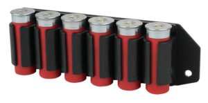 TacStar 1081157 SideSaddle  Rem 870/1100/1187 12 Gauge 6rd Black Polymer w/Aluminum Mounting Plate