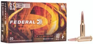Federal F65CRDFS1 Fusion  6.5Creedmoor 140gr Bonded Soft Point 20 Per Box/10 Case