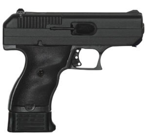 9mm 3.5" Blk As Poly w/Leather Holster /