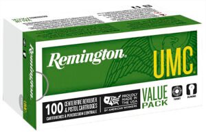 Remington Ammunition 23753 UMC Value Pack 9mmLuger 115gr Jacketed Hollow Point 100 Per Box/6 Case