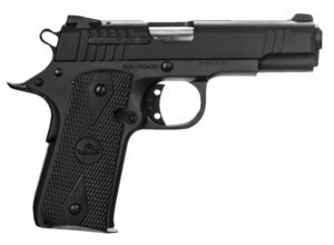 Rock Island 51912 Baby Rock GI Standard CS 380 ACP Caliber with 3.75" Barrel, 7+1 Capacity, Overall Black Parkerized Finish Steel, Beavertail Frame, Serrated Slide & Black Rubber Grip