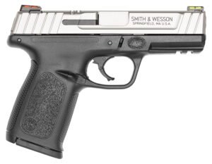 Smith & Wesson 11908 SD40 VE *CA Compliant Compact Frame 40 S&W 10+1 4" Stainless Steel Barrel, Satin Serrated Stainless Steel Slide, Matte Black Polymer Frame w/Picatinny Rail, Black Textured Grip