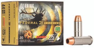 Federal P44XB1 Premium  44RemMag 225gr Barnes Expander BRX 20 Per Box/10 Case