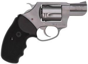 Charter Arms 73820 Undercover  Small 38 Special, 5 Shot 2" Matte Stainless Steel Barrel & Cylinder, Aluminum Frame w/Black Finger Grooved Rubber Grip, Exposed Hammer