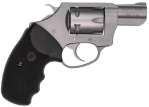 Charter Arms 72324 Pathfinder  Small 22 WMR, 8 Shot 2" Stainless Steel Barrel  & Cylinder, Anodized Aluminum Frame w/Black Finger Grooved Rubber Grip, Exposed Hammer