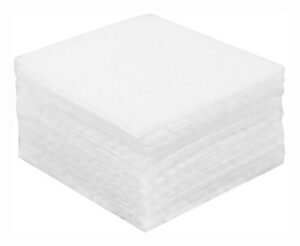 B/C PATCH 1-1/8" SQUARE - .22-.25 CALIBERS 1000-PACK