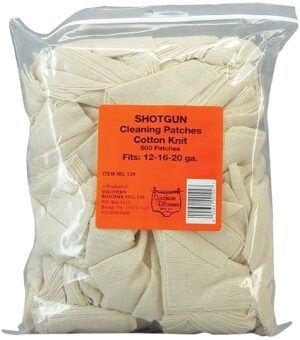 Southern Bloomer 124 Cleaning Patches  12/16/20 Gauge Shotgun Cotton 500/Pkg