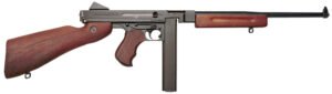 Thompson TM1C M1 Carbine Lightweight Carbine 45 ACP Caliber with 16.50" Barrel, 30+1 Capacity (Stick), Black Hard Coat Anodized Metal Finish, American Walnut Stock Wood Grip Right Hand