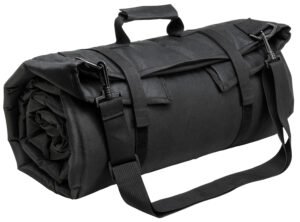 NcStar CVSHMR2957B Roll Up Shooting Mat  Black PVC 69"L x 35" H