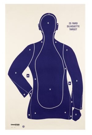CHAMPION TGT PAPER 22.5"X35" - B21-E POLICE TARGET 100PK