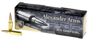 Alexander Arms AG129SSTBOX SST  6.5Grendel 129gr Hornady Super Shot Ballistic Tip 20 Per Box/10 Case