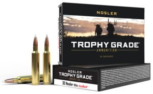 Nosler 60117 Trophy Grade  30Nosler 180gr Nosler AccuBond 20 Per Box/10 Case