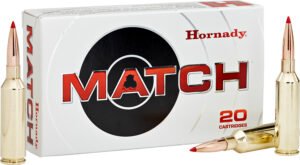 Hornady 82180 Match  300WinMag 195gr Extremely Low Drag Match 20 Per Box/10 Case