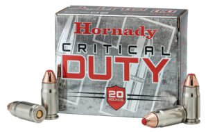Hornady 90216 Critical Duty  9mmLuger+P 124gr Hornady FlexLock 25 Per Box/10 Case