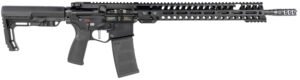 Patriot Ordnance Factory 00856 Renegade +  5.56x45mm NATO 16.50" 30+1 Black Hard Coat Anodized Black Nitride 6 Position MFT Stock Black Polymer Grip