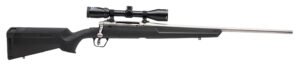 Savage Arms 57101 Axis II XP Full Size 223 Rem 4+1 22" Matte Sporter Barrel, Matte Stainless Steel Receiver Drilled & Tapped, Matte Black Fixed Synthetic Stock, Bushnell Banner 3-9x40mm, Right Hand