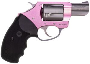 Charter Arms 53830 Undercover Lite Pink Lady Small 38 Special, 5 Shot 2" Stainless Steel Barrel & Cylinder, Aluminum Frame w/Black Finger Grooved Rubber Grip, Exposed Hammer