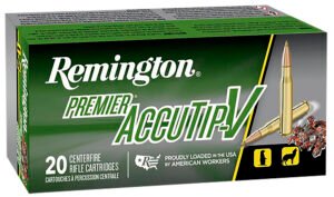 Remington Ammunition 29192 Premier Accutip-V 223Rem 55gr AccuTip V 20 Per Box/10 Case