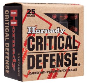 Hornady 90311 Critical Defense  38Special+P 110gr Hornady Flex Tip eXpanding 25 Per Box/10 Case