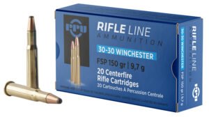 PPU PP30301 Standard Rifle  30-30Win 150gr Flat Soft Point 20 Per Box/10 Case
