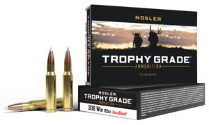 Nosler 60049 Trophy Grade  308Win 165gr Nosler AccuBond 20 Per Box/10 Case