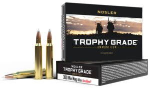 Nosler 60059 Trophy Grade  300WinMag 180gr Nosler AccuBond 20 Per Box/10 Case