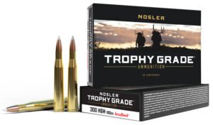 Nosler 60060 Trophy Grade  300H&HMag 180gr Nosler AccuBond 20 Per Box/10 Case
