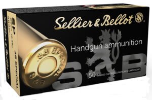Sellier & Bellot SB38C Handgun  38Special 158gr Soft Point 50 Per Box/20 Case