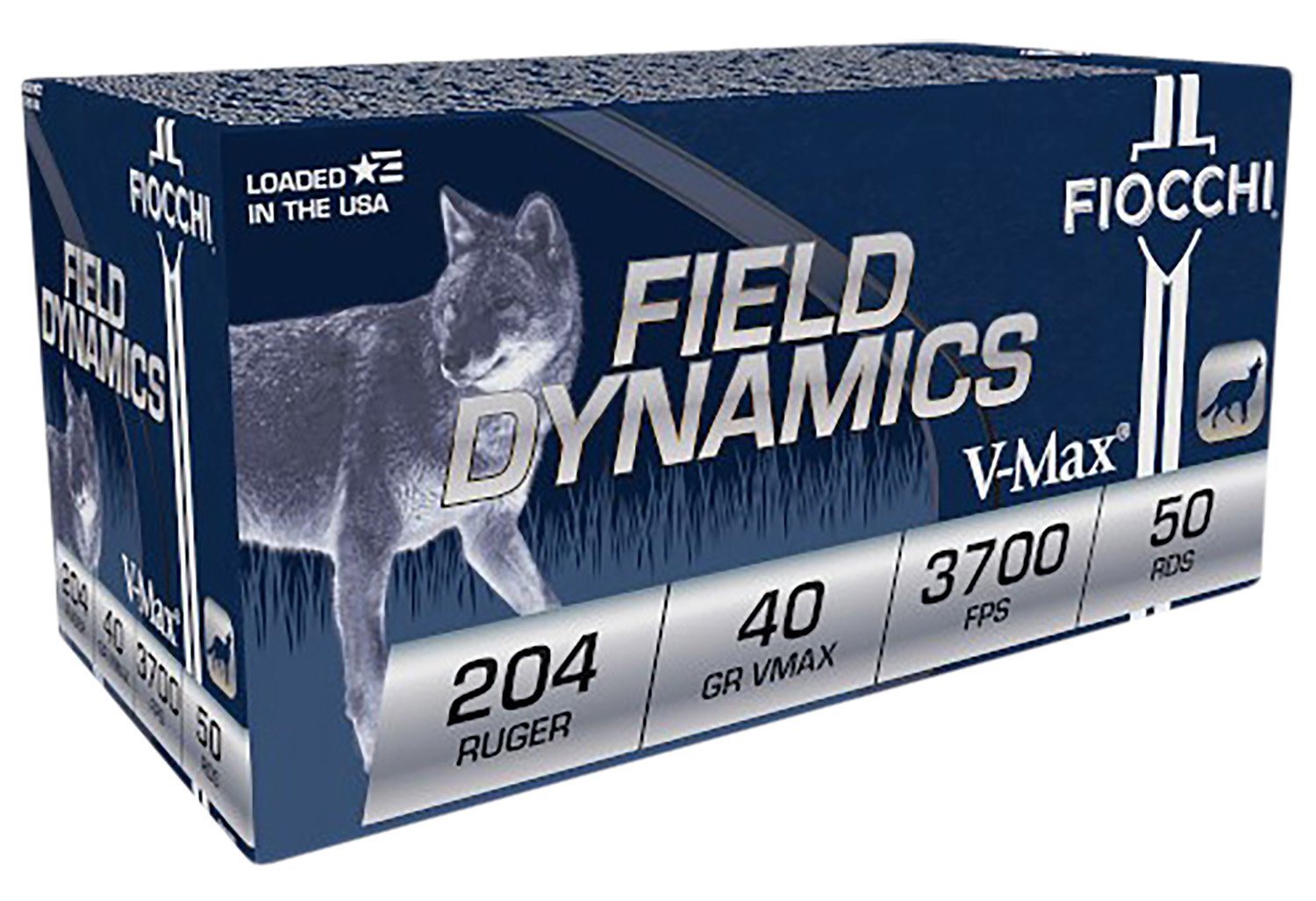 Fiocchi .204 Ruger 40gr JSP Brass – 50rd