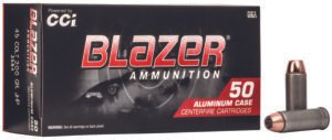 CCI 3584 Blazer Handgun 45Colt 200gr Jacketed Hollow Point 50 Per Box/20 Case