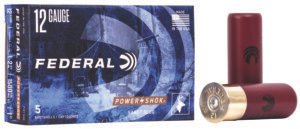 Federal F127SS2 Power-Shok Shotshell 12Gauge 2.75" 1oz SabotSlug Shot 5 Per Box/50 Case