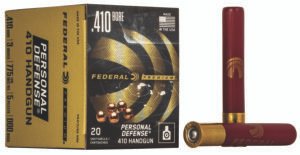 Federal PD413JGE000 Premium Personal Defense 410Gauge 3" 5Pellets 000BuckShot 20 Per Box/10 Case