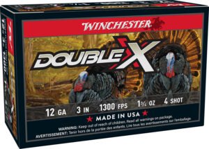 Winchester Ammo STH1234 Double X High Velocity Turkey 12Gauge 3" 1 3/4oz 4Shot 10 Per Box/10 Case