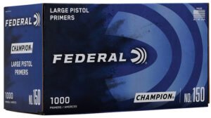 Federal 150 Champion Large Pistol Multi Caliber Handgun 1000 Per Box/5 Case