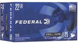 Federal 716 Small Game & Target  22LR 25gr #12 Lead Bird Shot 50 Per Box/50 Case