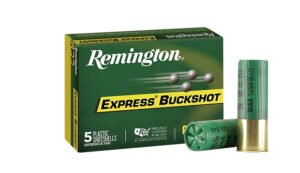 Remington Ammunition 20640 Express Buckshot 12Gauge 3" 4Buck Shot 5 Per Box/ 50 Case