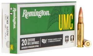 Remington Ammunition 23715 UMC  308Win 150gr Full Metal Jacket 20 Per Box/10 Case