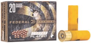 Federal P2563B Premium Magnum 20Gauge 2.75" 20Pellets 1 1/8oz 3BuckShot 5 Per Box/50 Case
