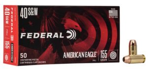 Federal AE40R2 American Eagle Handgun 40S&W 155gr Full Metal Jacket 50 Per Box/20 Case