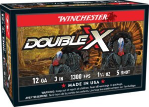 Winchester Ammo STH1235 Double X High Velocity Turkey 12Gauge 3" 1 3/4oz 5Shot 10 Per Box/10 Case