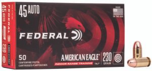 Federal AE45N1 American Eagle IRT  45ACP 230gr Total Metal Jacket 50 Per Box/20 Case