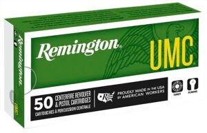 Remington Ammunition 23718 UMC  9mmLuger 124gr Full Metal Jacket 50 Per Box/10 Case
