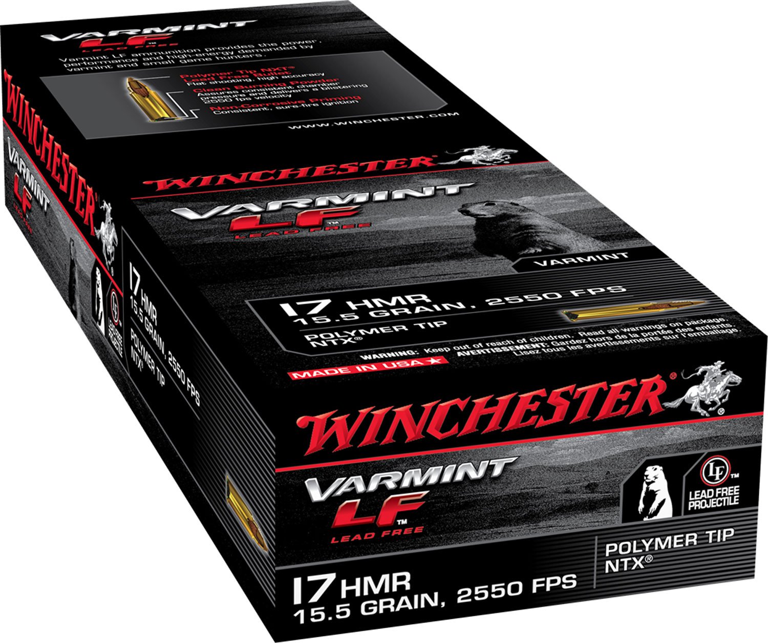 Winchester .17 HMR Brass – 50rd