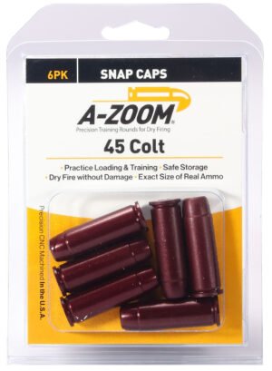 A-Zoom 16124 Revolver Snap Cap 45Colt 6Pack