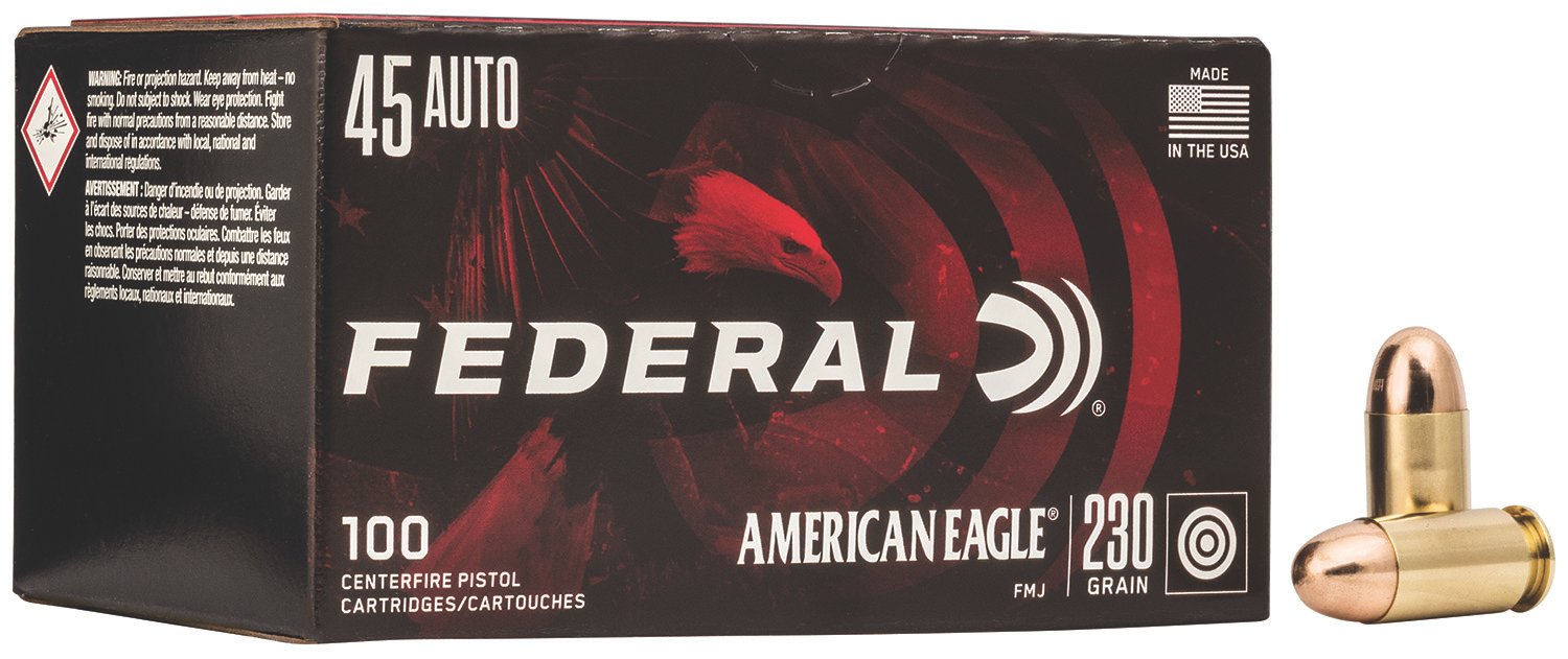 federal .45 ACP 230gr – 100rd