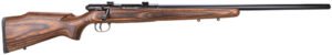 Savage Arms 19738 25 Lightweight Varminter 17 Hornet Caliber with 4+1 Capacity, 24" Barrel, Matte Black Metal Finish & Natural Brown Laminate Stock Right Hand (Full Size)