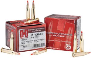Hornady 83005 Superformance Varmint  17Hornet 20gr Hornady V Max 25 Per Box/10 Case