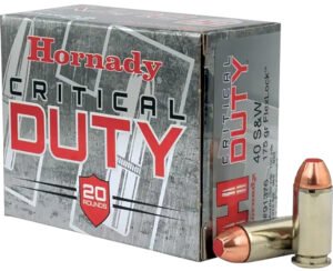 Hornady 91376 Critical Duty  40S&W 175gr Hornady FlexLock 20 Per Box/10 Case